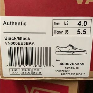 black vans